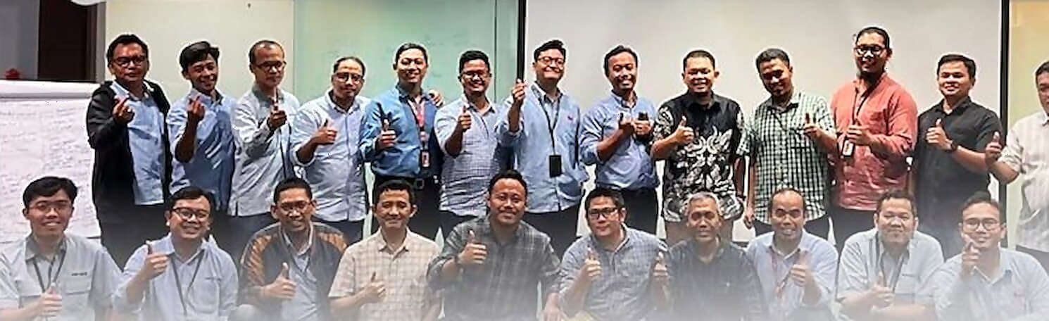Peserta in-house training Lean Thinking bersama PDP
