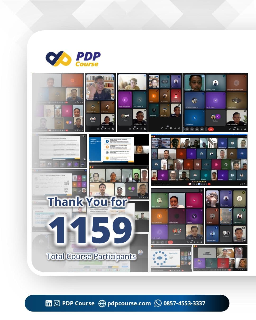 Dokumentasi kelas online PDP
